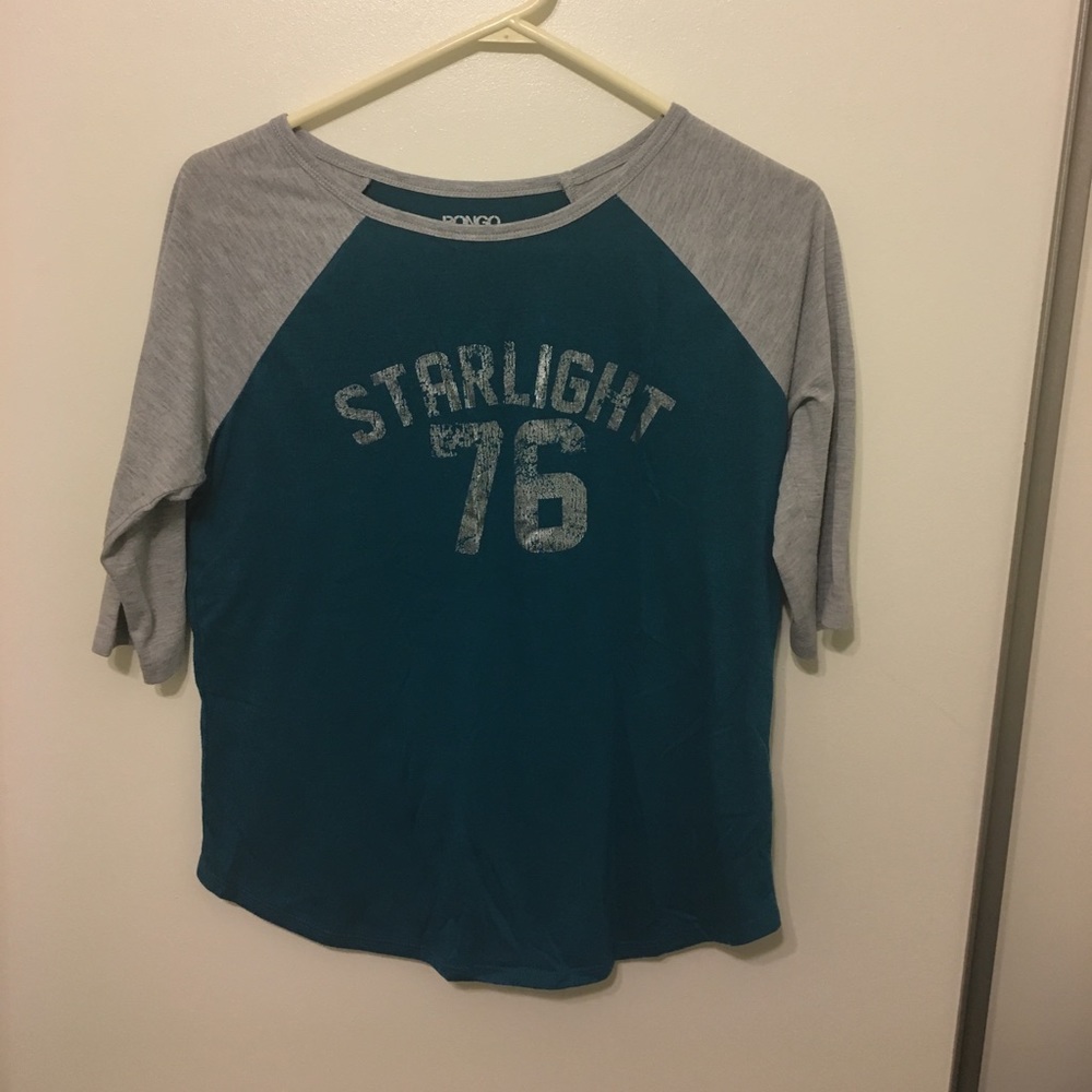 BONGO dark blue/green baseball style T-Shirt